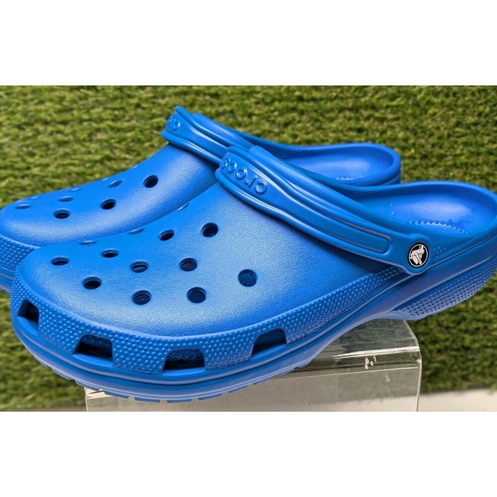 Men’s Crocs Classic Clogs Bright Cobalt Blue -Comfortable Slip-On Size 15